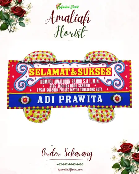 Papan Bunga Ucapan Selamat Semedo