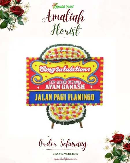 Sewa Papan Bunga Semedo
